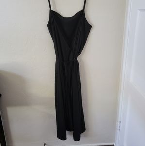 Ozma of California silk noil wrap dress